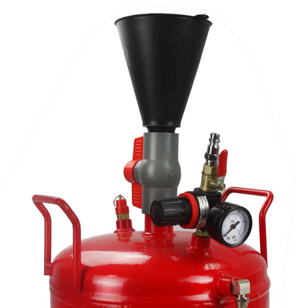 Pompa pneumatyczna do napełniania oleju w skrzyniach biegów + adaptery 13szt FALON-TECH