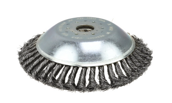 Szczotka druciana tarczowa skręcana do podkaszarki 200x25,4 PROFI GEKO
