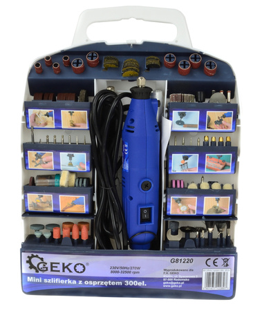Multiszlifierka (mini szlifierka) DREMEL 270W 300el Frezarka GEKO