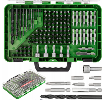 Zestaw akcesoriów do drewna i metalu stal CRV 120 elem. walizka ROCKFORCE