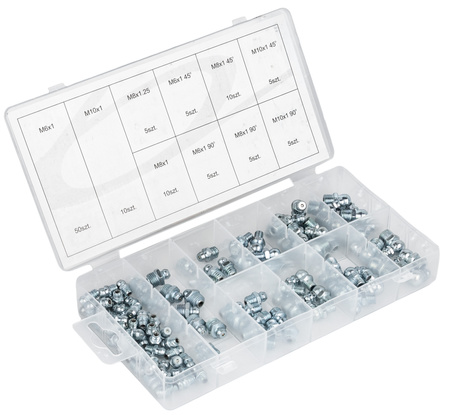 Zestaw kalamitki smarowniczki 110 sztuk SILVER