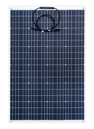 Zestaw solarny fotowoltaiczny FLEXI elastyczny 130W 12V (Panel solarny 130W, Regulator napięcia 10A) VOLT POLSKA