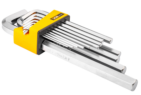 Zestaw klucze imbusowe wkrętaki imbusy crv długie 13el 2-19mm JCB