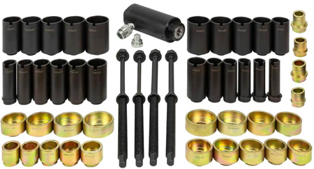 Ściągacz tulei i łożysk wahacza adaptery prasy 49el JCB