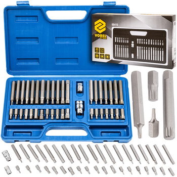 Zestaw bitów kluczy bity torx imbus hex spline walizka 40 el  VOREL YATO