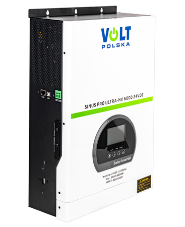 Inwerter solarny ups 24V sinus pro ultra-hv 6000VA 80A mppt VOLT POLSKA