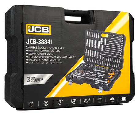 Zestaw kluczy nasadowych klucze nasadowe torx 216 el JCB