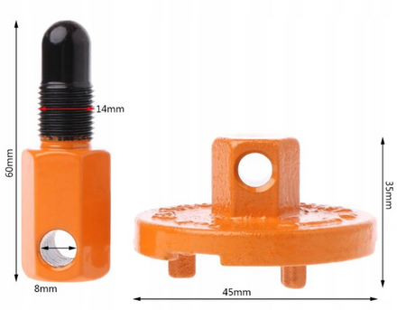 Klucz do odkręcania sprzęgła do piły spalinowej sprzęgła kosz nac flo FALON-TECH