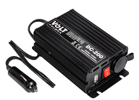 Reduktor napięcia samochodowy 200W (24V na 12V) DC-200 VOLT POLSKA