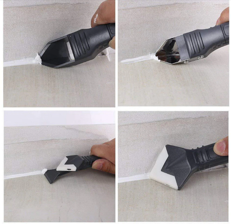 Zestaw do wygładzania spoin szpachelka do silikonu skrobak usuwania fugi FALON-TECH