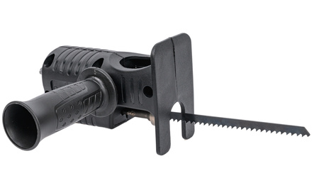 Przystawka wyrzynarka piła szablasta lisi ogon do wkrętarki + 3 brzeszczoty FALON-TECH