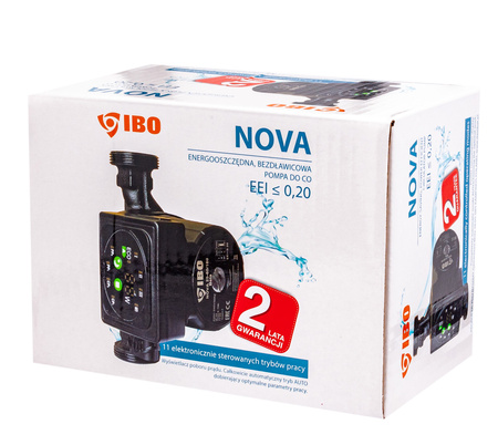 Pompa cyrkulacyjna obiegowa do pieca C.O. BETA NOVA 25-60/130 IBO POMPY