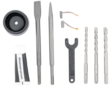 Wiertarka udarowa elektryczna młot dłuto młotowiertarka walizka 1500w JCB