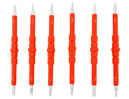 Zestaw wkrętaków śrubokręty izolowane 25 rozmiarów + walizka dla elektryka FALON-TECH