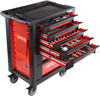 Wózek szafka serwisowa z narzędziami YT-55290 211 el YATO