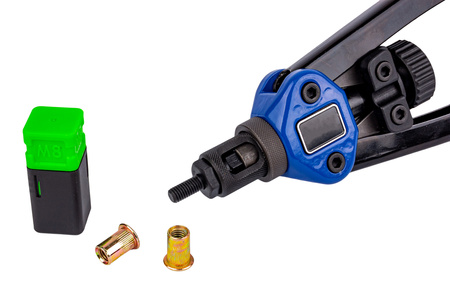 Ręczna nitownica dźwigowa do nitonakrętek M5-M12 + 50 nitów SILVER