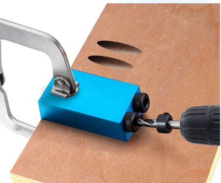 Szablon przyrząd do połączeń niewidocznych ukrytych zestaw wierteł 18el FALON-TECH