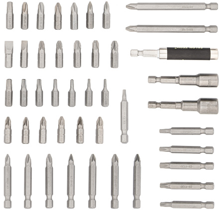Zestaw bitów bity końcówki do wkrętarki w etui PH PZ torx imbus SL 45el FALON-TECH