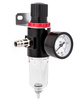 Reduktor ciśnienia filtr powietrza odwadniacz 1/4" + manometr złączki FALON-TECH