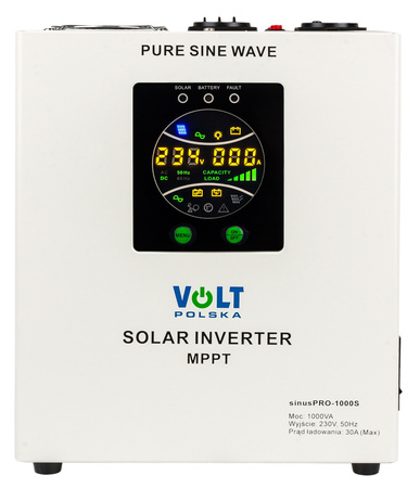 Gotowy zestaw fotowoltaiczny 140w 100Ah (panel solarny, przetwornica 1000s, akumulator, przewody) + płyn VOLT POLSKA