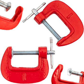 Ścisk zacisk stolarski śrubowy modelarski 1" 25 mm BEAST