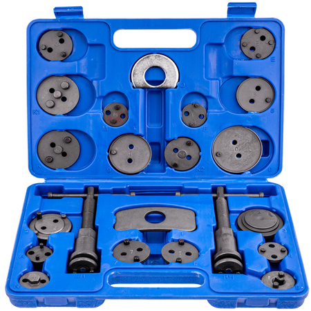 Zestaw do wyciskania tłoczków hamulcowych 22 elementy SILVER