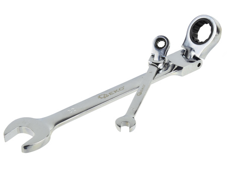 Klucze z grzechotką płasko-oczkowe łamane 8-22 8el GEKO