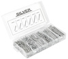 Zestaw zawleczek przetyczek zawleczki 1000 sztuk spinek SILVER