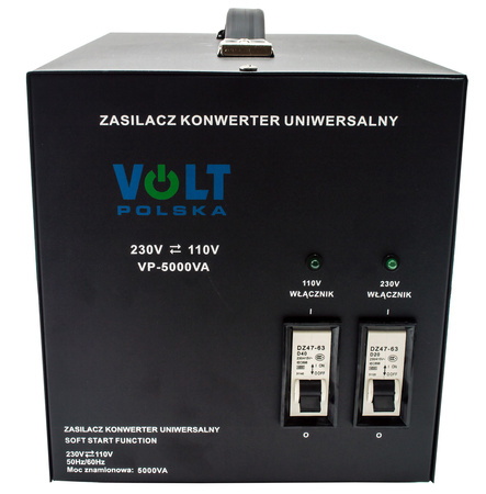 Konwerter reduktor napięcia 5000W (230V/110V) VOLT POLSKA