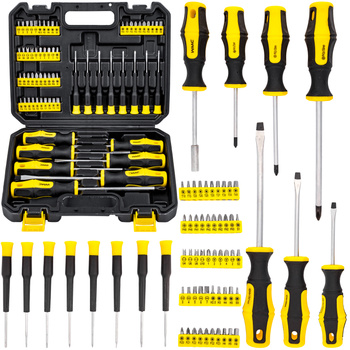 Zestaw wkrętaków śrubokrętów bitów precyzyjnych 65el WMC