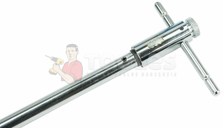 Uchwyt sztorcowy do gwintownika z grzechotką M5-M12 290mm GEKO