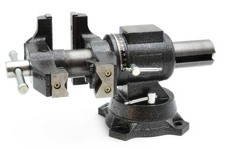 Imadło ślusarskie obrotowe hartowane 125mm 360 stopni GEKO