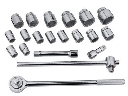 Klucze nasadowe do TIR-ów, maszyn rolniczych 3/4" 21 sztuk FALON-TECH