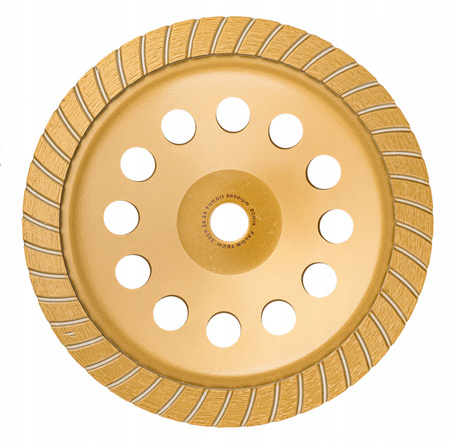 Tarcza diamentowa do szlifowania betonu garnkowa turbo 230mm M14 FALON-TECH
