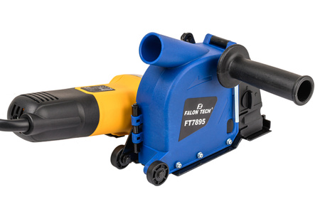 Bruzdownica do szlifierki kątowej osłona przeciwpyłowa adaptery 125 mm FALON-TECH