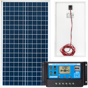 Zestaw solarny fotowoltaiczny 30W 12V (Panel solarny 30W, Regulator napięcia 10A) VOLT POLSKA