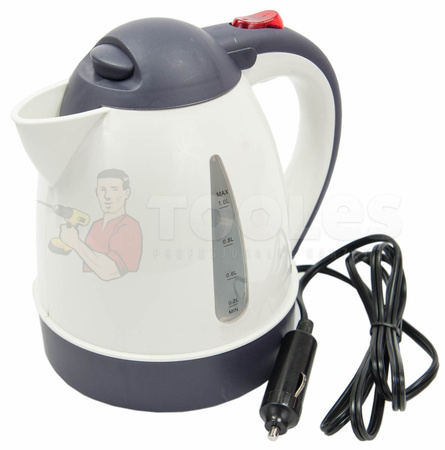 Czajnik samochodowy do Auta i TIRa 1L Płyta grzewcza 12V CARPOINT