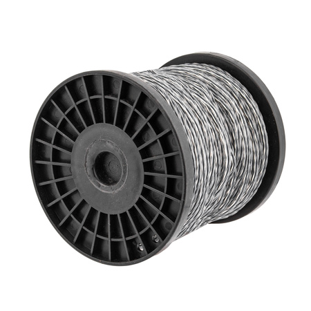 Żyłka tnąca do kosy i podkaszarki wzmocniona drutem karbowana 2.4mm 100m