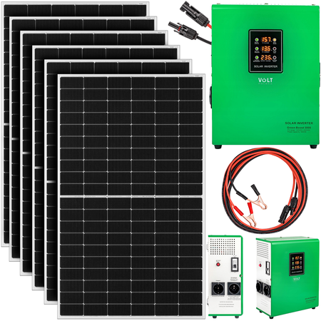 Zestaw solarny panel do grzania wody CWU 3000W GREEN BOOST MPPT 6xPV (6x510W) 