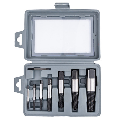 Wykrętaki do urwanych/zerwanych śrub 8 elementów GEKO