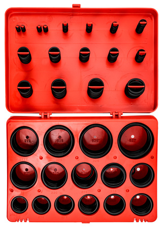 Oringi gumki uszczelki gumowe olejoodporne 386 sztuk ROCKFORCE