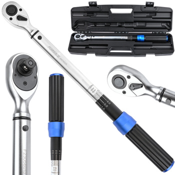 Klucz dynamometryczny dwustronny z certyfikatem 1/2" 450 mm 20-120 Nm FORSAGE