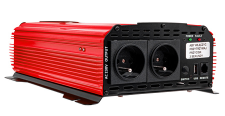 Przetwornica napięcia prądu IPS-3000 PLUS (12V/230V/3000W) PILOT VOLT POLSKA