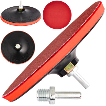 Dysk czepny do szlifowania szlifierki wiertarki 180 mm + Tarcza P80 FALON-TECH