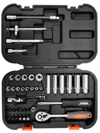 Zestaw narzędziowy 1/4 42szt XS 58641 STOHR YATO
