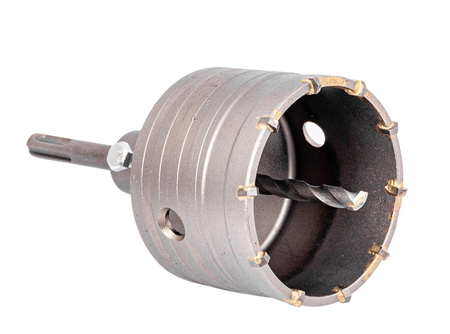 Zestaw otwornice do betonu SDS Plus 6 sztuk (walizka) SILVER