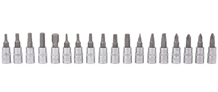 Zestaw kluczy nasadowych 1/4" 38el TORX BITY klucze nasadowe FALON-TECH