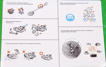Tarcza tnąca do kosy widiowa 40 zębów DEMON