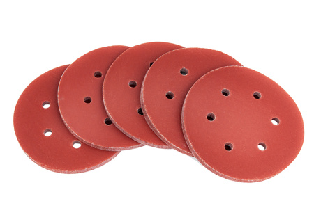 Papier ścierny na rzep krążek dysk z dziurami 150mm P320 50szt SILVER