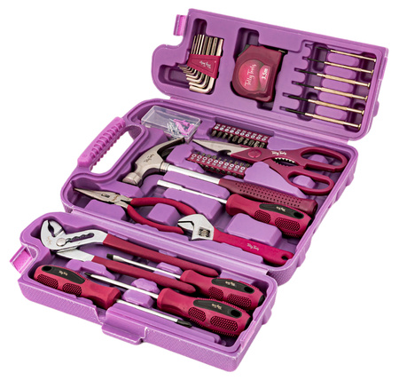 Zestaw narzędziowy klucze nasadowe bity młotek 135 elementów TellyTools TRADE HOUSE